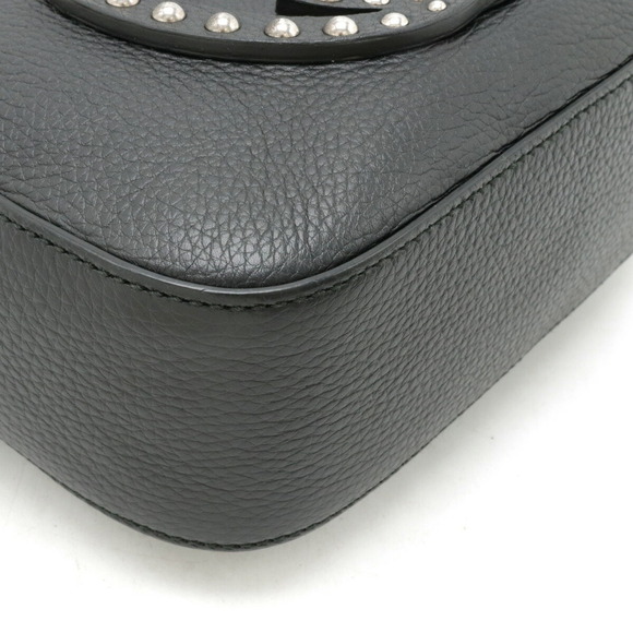 Gucci Soho Disco Bag studded tassel Shoulder black leather - Picture 3 of 9
